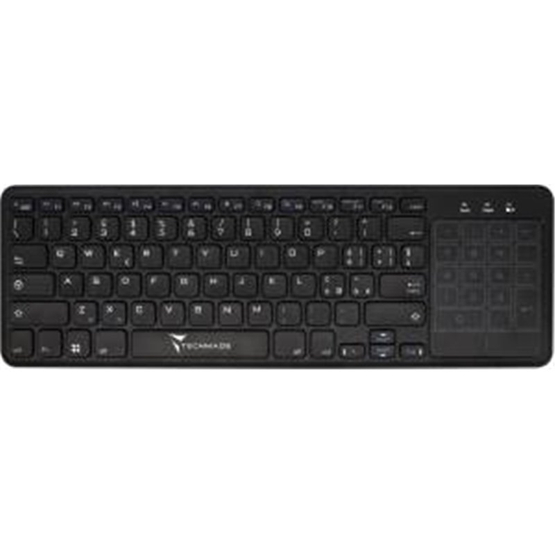 Techmade Tastiera Wireless TM-BK268T con Touchpad Black - TM-BK268T