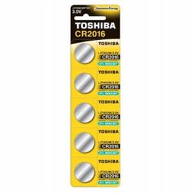 Toshiba Batteria Bottone CR2016 1Cnf/5pz - TOSM2016.5
