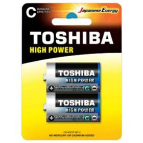 Toshiba Batterie MezzaTorcia C Alcalina LR14GCP BP-2 1Cnf/2pz - LR14GCP BP-2