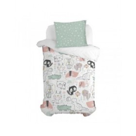 Federa HappyFriday Moshi Moshi Best Buddies Multicolore 60 x 70 cm