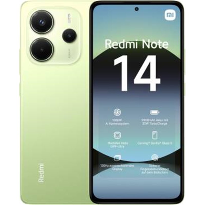 Xiaomi Redmi Note 14 6+128GB 6.67" 4G Lime Green NFC EU - 