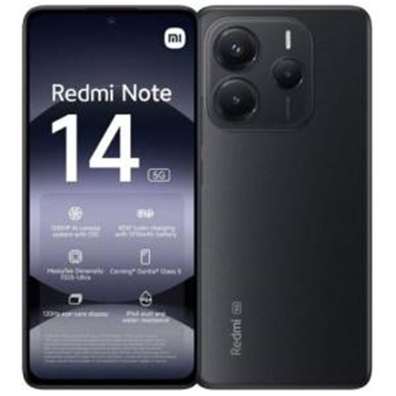 Xiaomi Redmi Note 14 8+256GB 6.67" 5G Midnight Black EU - 