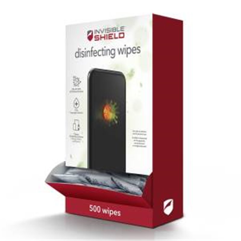Zagg InvisibleShield Salviette Disinfettanti 500pz - 209805900 Zagg InvisibleShield Salviette Disinfettanti 500pz - 209805900