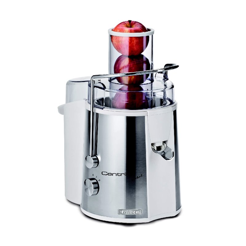 Ariete 173 Centrika Metal - Centrifuga per estrarre succo di frutta e verdura - Beccuccio salvagoccia - Acciaio Inox - 700 Watt 