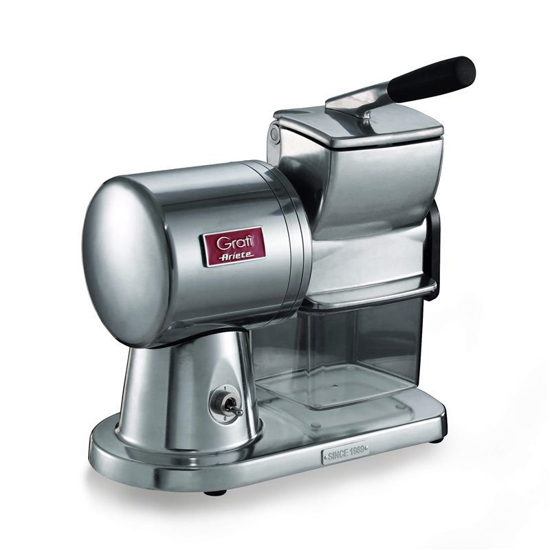 Ariete 449 Gratì Superior - Grattugia Elettrica Professionale - formaggio, pane, cioccolato, frutta secca - Alluminio pressofuso