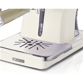Ariete 1389 Macchina da Caffè Espresso di Design - per Polvere e cialde ESE - filtro 1 e 2 tazze - Montalatte - 850 Watt - Linea