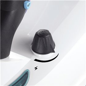 Ariete 4146 XVapor Deluxe - Pulitore a Vapore Mobile, 5 bar, Vano Portaccessori Integrato, Autonomia fino a 55', Cavo 6 m, 1500W