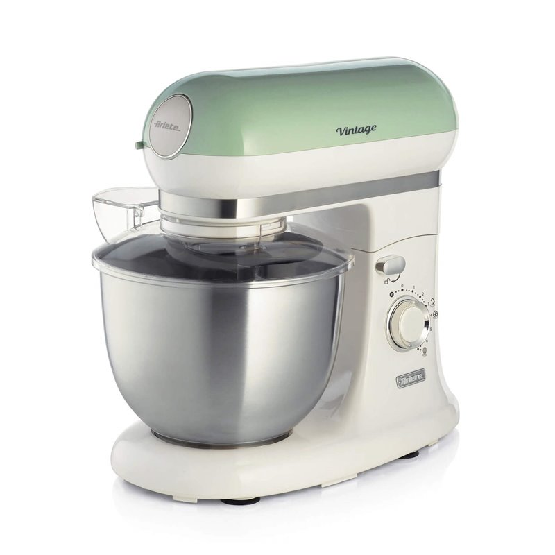 Ariete 1588 Impastatrice Planetaria - Pane, pizza e dolci - 7 Velocità - 3 Fruste - 5,5 Litri - Acciaio Inox - 2400 Watt - Linea