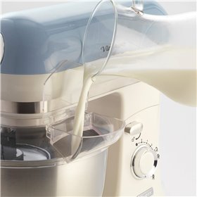 Ariete 1588 Impastatrice Planetaria - Pane, pizza e dolci - 7 Velocità - 3 Fruste - 5,5 Litri - Acciaio Inox - 2400 Watt - Linea