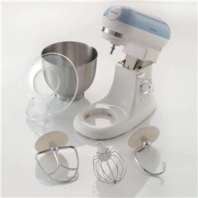 Ariete 1588 Impastatrice Planetaria - Pane, pizza e dolci - 7 Velocità - 3 Fruste - 5,5 Litri - Acciaio Inox - 2400 Watt - Linea
