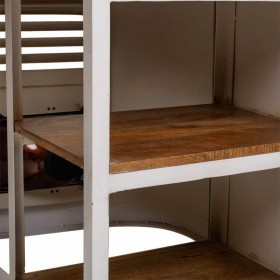 Scrivania Alexandra House Living Bianco Legno Ferro 65 x 75 x 155 cm