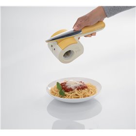 Ariete 457 Gratì Waterproof - Grattugia elettrica Impermeabile - Senza filo - Lavabile sotto acqua corrente - 2 rulli Acciaio In