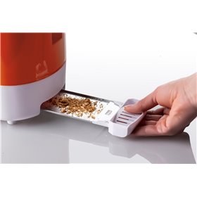 Ariete 159 Toastime - Tostapane con Pinze per 2 fette di pane - 9 Gradi di Doratura - 700 Watt - Bianco e Arancio