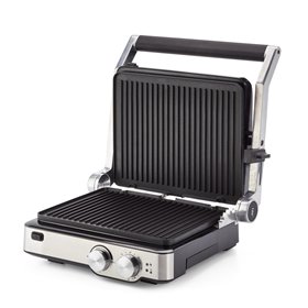 Ariete 1918 Grill &amp Taste - Griglia Elettrica - Piastre Antiaderenti removibili basculanti - apertura 180° - 5 Temperature - 
