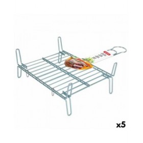 Grill Algon   Doppia Zincato 25 x 30 cm (5 Unità)