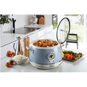Ariete 2904 Rice Cooker - Cuociriso Elettrico con bowl in ceramica - Sushi fatto in casa - Multicooker - Linea Vintage - 3,5 L -