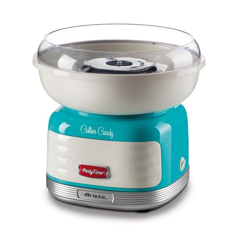 Ariete 2973 - Cotton Candy Party Time - Macchina per Zucchero Filato compatibile con zucchero semolato e caramelle dure - 500 Wa