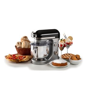 Ariete 1589 Impastatrice Planetaria Moderna, 1600 Watt, 11 velocità, 5.5 Litri, 3 accessori per impastare, amalgamare e montare.