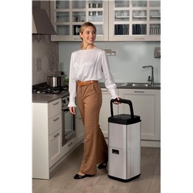 Ariete 2001 Ecowe, Pattumiera Intelligente, 60W/h, Essiccatore di rifiuti organici, Riduce il volume dei rifiuti organici, 2 ces