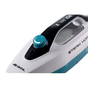 Ariete 4175 Steam Mop Foldable 10 in 1, Scopa a Vapore Pieghevole, 1500 Watt, 10 funzioni in 1, Kit accessori, Capacità 350 cc, 