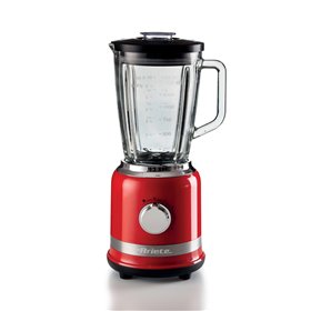 Ariete 585 Frullatore Moderna Rosso - 1000 W - Capacità Tazza Vetro 1,5 L - 4 Velocità - 4 lame