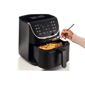 Ariete 4627 Airy Fryer 7L, Friggitrice ad aria, 1800 W, Capacità 7L, Capacità di cottura 2,8kg, 12 programmi preimpostati, Funzi