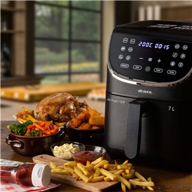 Ariete 4627 Airy Fryer 7L, Friggitrice ad aria, 1800 W, Capacità 7L, Capacità di cottura 2,8kg, 12 programmi preimpostati, Funzi