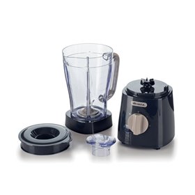 Ariete 576 Frullatore Breakfast, Frullatore, 500W, 4 lame in acciaio inox, 2 velocità + Funzione Pulse, Capacità 1,5 L, Piedini 