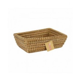 Cestino Multiuso Privilege Korne Marrone vimini Rettangolare 30 x 23 x 9 cm (12 Unità)