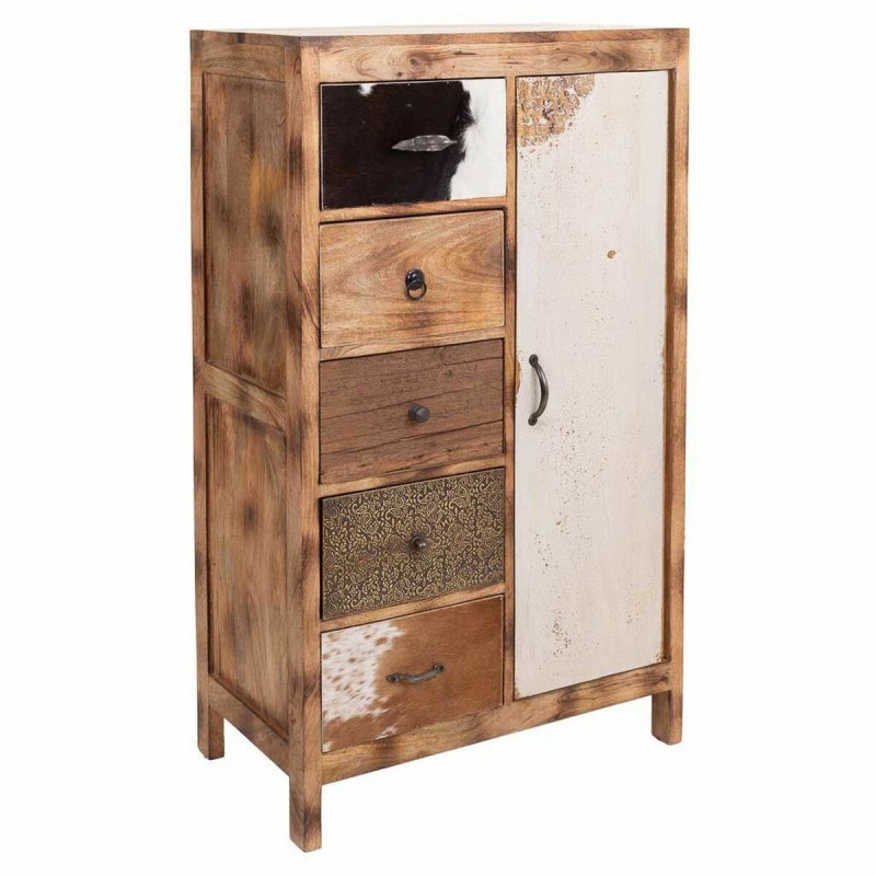 Cassettiera Alexandra House Living Legno di mango 40 x 122 x 79 cm