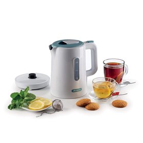 Ariete 2846 Bollitore Breakfast, 2200W, Capacità 1,7 L, Base Cordless 360°, Spegnimento automatico, Coperchio di sicurezza, Live