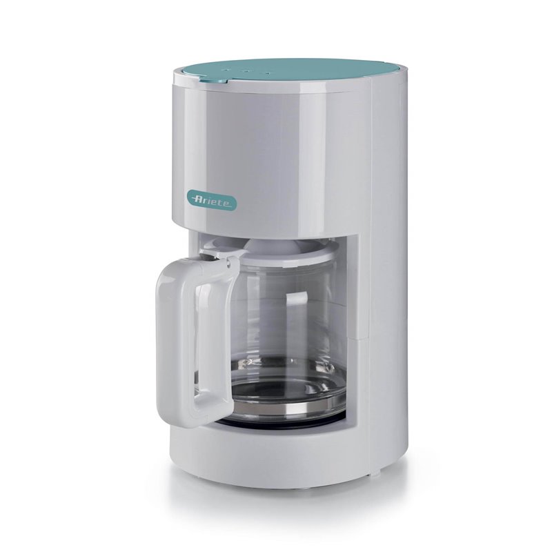Ariete 1394 Macchina Caffè Filtro Breakfast, Macchina per caffè americano, Capacità 12 tazze, Finestra livello acqua, Indicatore