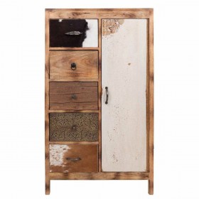 Cassettiera Alexandra House Living Legno di mango 40 x 122 x 79 cm