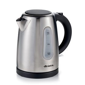 Ariete 2847 Metal Kettle, Bollitore elettrico, Capacità 1,7L, Base cordless, Protezione contro surriscaldamento, Metal
