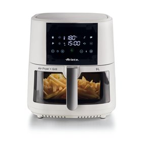 Ariete 4630 Friggitrice ad aria 9L, 1500 W, Capacità 9L, Capacità di cottura 3,5kg, 8 programmi preimpostati, Temperatura fino a