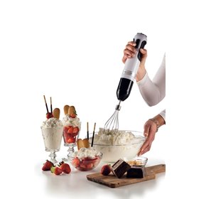 Ariete 602 Frullatore a immersione Moderna, 1000W, 10 velocità + turbo, Accessori inclusi, Bianco