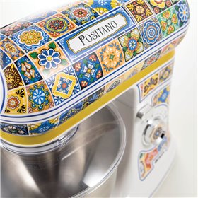 Ariete 1588 Impastatrice Positano, Planetaria, 7 velocità, 2400 Watt, 5,5 litri, Tazza Acciaio Inox