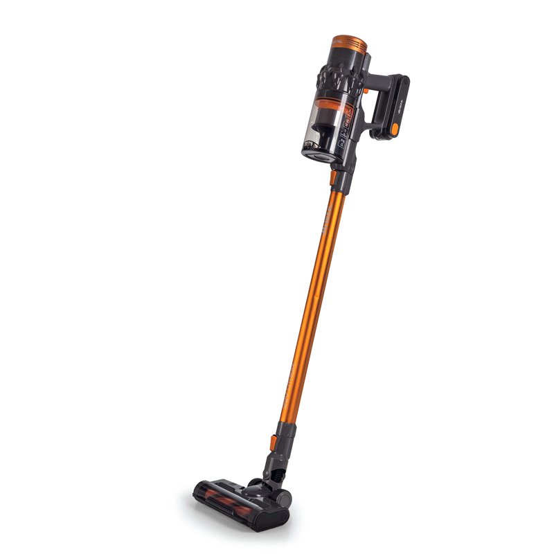 Ariete 2704 22V Lithium Digital Panel, Scopa elettrica senza filo, Cordless, Voltaggio 22,2V, Capacità serbatoio 1L, Spazzola mo