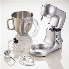 Ariete 1583 Gourmet Essence, Impastatrice Planetaria, Impasta, Monta e Amalgama, 1300W, Capacità 5,2L, 2 fruste e 1 gancio, 10 v