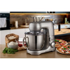 Ariete 1583 Gourmet Essence, Impastatrice Planetaria, Impasta, Monta e Amalgama, 1300W, Capacità 5,2L, 2 fruste e 1 gancio, 10 v