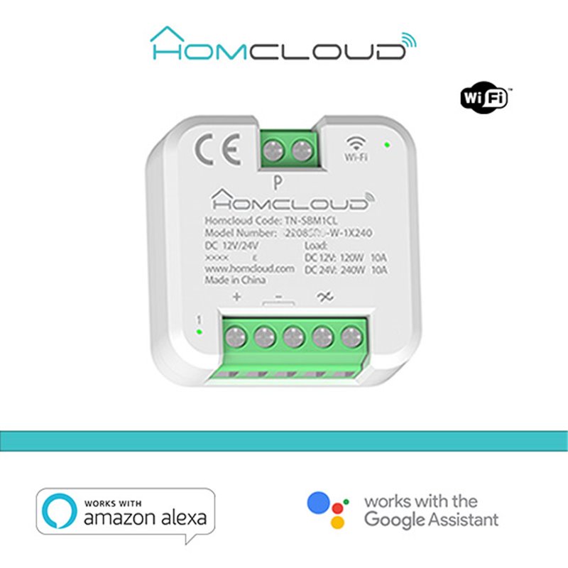 Modulo Pulsante Relè Wi-Fi 12/24V 1CH Modulo Pulsante Relè Wi-Fi 12/24V 1CH