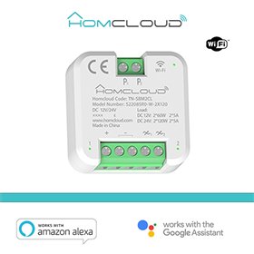 Modulo Pulsante RelÃ¨ Wi-Fi 12/24V 2CH
