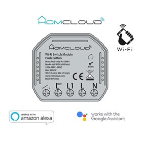 Modulo Pulsante&Interruttore 1CH Wi-Fi da incasso