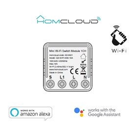 Modulo Interruttore Mini 1CH Wi-Fi da incasso