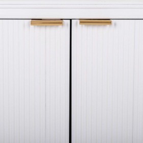 Credenza Alexandra House Living Bianco Dorato Legno MDF 42 x 71 x 145 cm