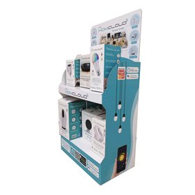 Espositore Homcloud da banco in cartone