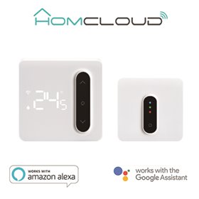 Cronotermostato digitale Smart Homcloud Wi-Fi + ricevitor RF