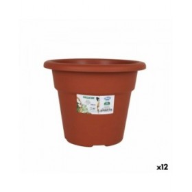 Vaso Dem Greentime Rotonda Marrone ø 20 x 15,75 cm (12 Unità)