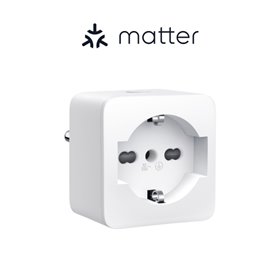 Presa Smart Wi-Fi TP15 con monitorag.consumi-Certific.MATTER