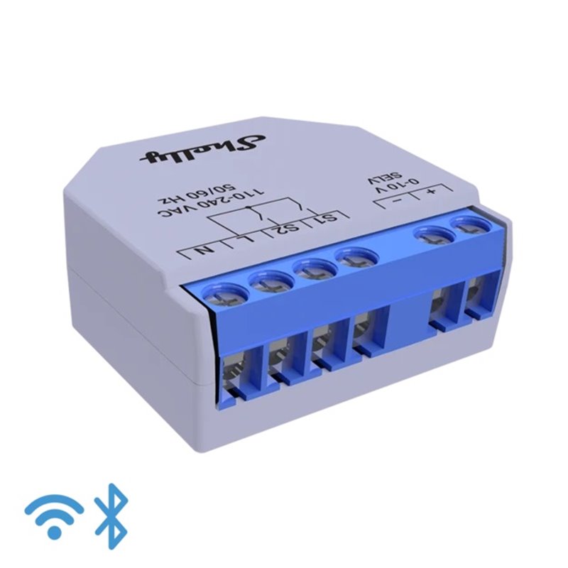 Shelly Plus Dimmer  0/1-10V - Smart Dimmer AC 1ch. WiFi/BT